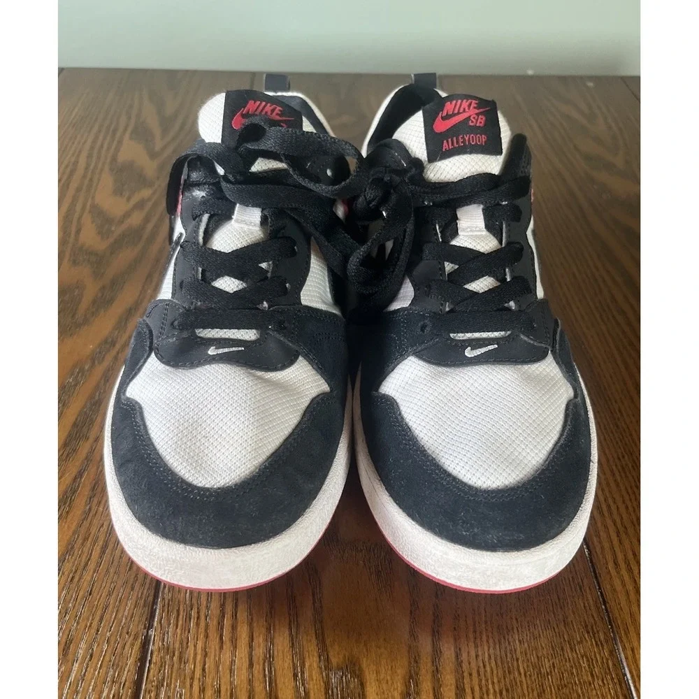 Nike Boys Alleyoop SB CJ0883-102 White Casual Shoes Sneakers Size 7Y Women's 8.5